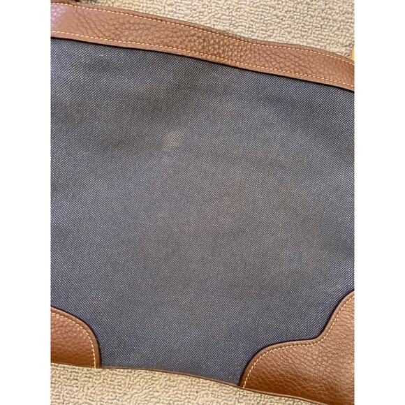 Prada Women Blue Brown Leather Crossbody Bag - Picture 7 of 9